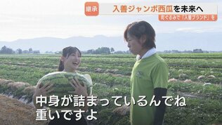 重さ30kg超え!入善ジャンボ西瓜…生産者は半世紀で4分の1に「玉数を増やしてもらえることが希望」栽培開始129年 富山・入善町 | 富山のニュース|天気・防災|チューリップテレビ