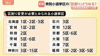 「1票の格差」最大で2.274倍に 衆院小選挙区の「区割り」どうなる？　議員定数削減の議論も加速へ　国勢調査の速報値発表| TBS CROSS DIG with Bloomberg