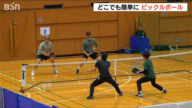 「どこでも簡単に」新潟市でピックルボール大会|TBS NEWS DIG