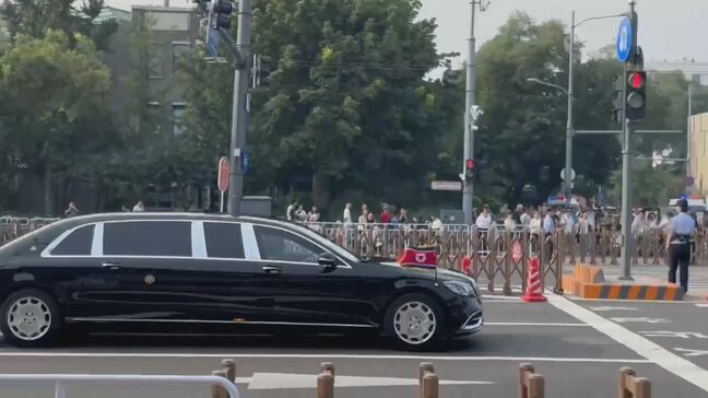 【速報】金正恩総書記が天安門広場へ 軍事パレードに出席|TBS NEWS DIG