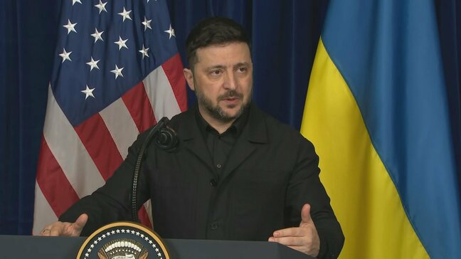 ゼレンスキー大統領　停戦後30～50年の「安全の保証」要請|TBS NEWS DIG