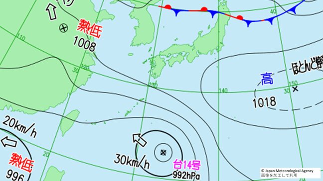 【台風情報】台風14号 18日夕方から夜にかけ沖縄本島へ最接近か…沖縄、奄美のほか九州南部でも大雨のおそれ【台風14号の最新進路予想、雨と風のシミュレーション】|TBS NEWS DIG