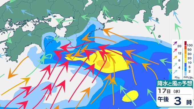 【非常に激しい雨】西日本～東日本の太平洋側中心に大気の状態非常に不安定に…いつどこで降る？20日(土)にかけての雨風シミュレーション【気象庁15日発表】|TBS NEWS DIG