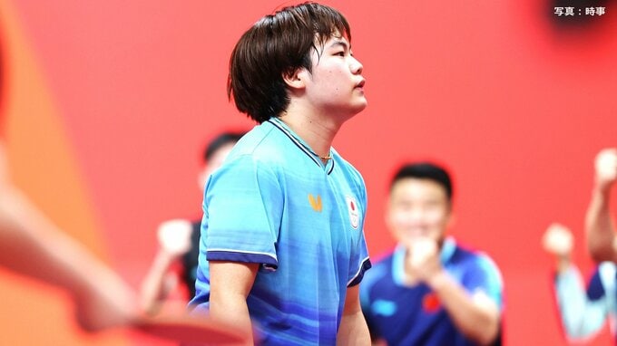 松島輝空・戸上隼輔ペアは銅メダル！男子ダブルスで中国ペアに敗れ決勝進出ならず、日本ペア12年ぶりの表彰台【アジア大会・卓球】|TBS NEWS DIG