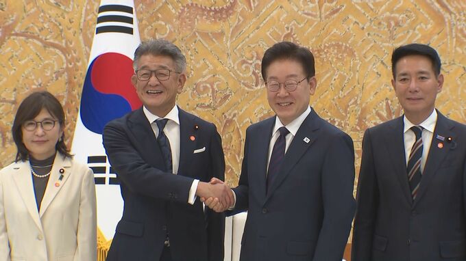 「近くて近い間柄に」李在明大統領と武田日韓議連会長が面会　防衛協力や水産物規制には触れず