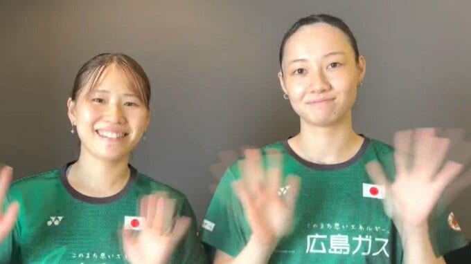 19歳と21歳〝ももみこペア〟　国際大会で今季初優勝　広島ガスバドミントン部　|TBS NEWS DIG