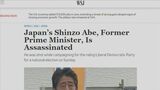 米メディアもトップ項目で伝える 安倍元総理の死亡|TBS NEWS DIG