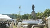 久大本線の誘致や用水路の整備 地元の発展に尽力した麻生観八翁の銅像祭 大分 | 大分のニュース|OBS NEWS|大分放送