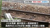 観光名所の雨晴付近を走っていた列車と接触 氷見線で女性死亡 富山|TBS NEWS DIG