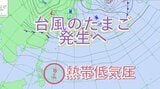 台風のたまごが再び発生予想 今後の進路と雨風の予想は⋯? 週末は前線接近に伴いは各地荒天の恐れ|TBS NEWS DIG