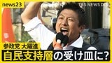 「日本人ファースト」なぜ刺さった　参政党 “大躍進”のワケ 30代・40代の投票先で「1位」　自民支持層の受け皿に？【news23】|TBS NEWS DIG