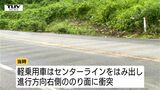 【現場動画】国道286号で代行業務中の事故　74歳男性が頸椎損傷で死亡　軽乗用車がのり面に衝突もブレーキ痕はなし（山形市）　|TBS NEWS DIG
