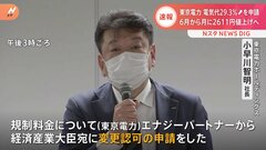 【速報】東電「規制料金」を3割前後値上げ申請　今年6月1日から　11年ぶりの値上げ | TBS CROSS DIG with Bloomberg