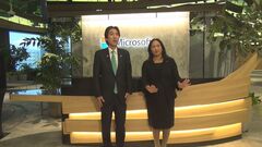 城内科学技術政策担当大臣「生成AIの法制度導入を検討する上での参考にしたい」日本マイクロソフト社を視察| TBS CROSS DIG with Bloomberg