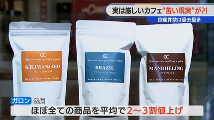 カフェ・喫茶店倒産品 喫茶店・カフェの倒産件数 実は過去最多 人気があっても閉店「現実は