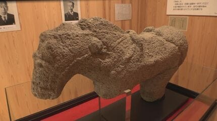 国指定重要文化財「石馬」を特別公開！「この一年、ウマく行くだろ。腹