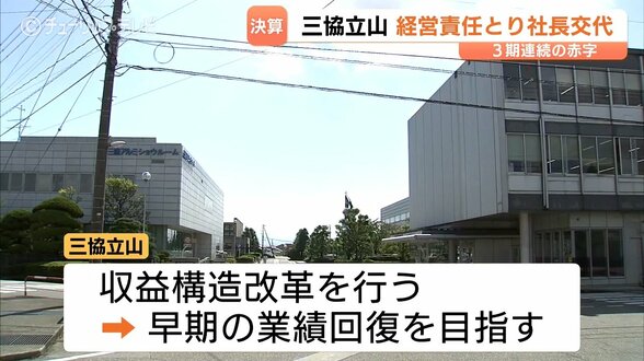 アルミ建材大手の三協立山が社長交代　黒畑靖之氏が新社長に就任へ　中東情勢緊迫によるアルミ地金高騰が響き、今期は134億円の最終赤字を計上　|　富山のニュース｜天気・防災｜チューリップテレビ
