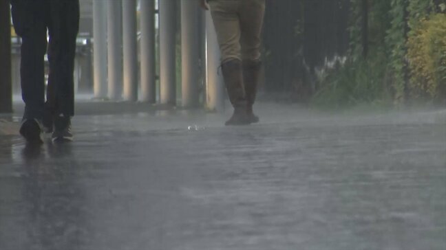 台風15号は夕方にかけ山梨県内に最接近見込み　甲府市で大雨警報、笛吹市で大雨警報と洪水警報発表|TBS NEWS DIG