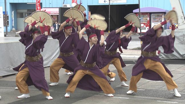 「豊の国YOSAKOIまつり」開催　総勢580人が迫力ある踊り披露　大分|TBS NEWS DIG