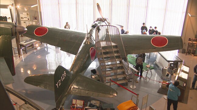 世界で唯一現存する「零戦」三二型の補強作業　大刀洗平和記念館で実施|TBS NEWS DIG