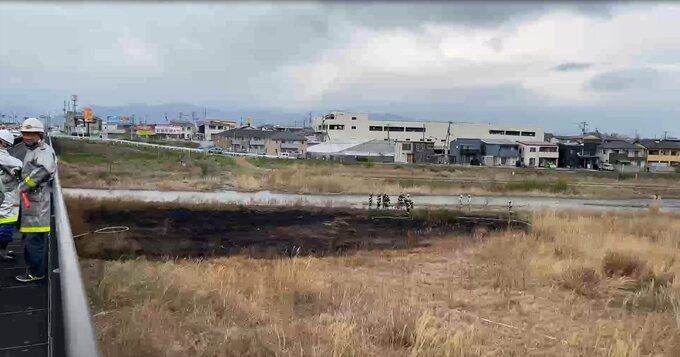 「たき火が燃え広がった」福島市の河川敷で下草火災　福島　|　福島のニュース│TUF