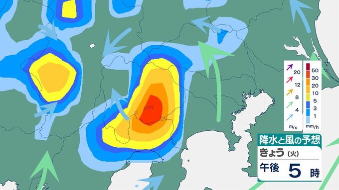 【大雨情報】きょうとあす　大気の状態が非常に不安定　低い土地の浸水や河川の増水に注意・警戒　山梨|TBS NEWS DIG