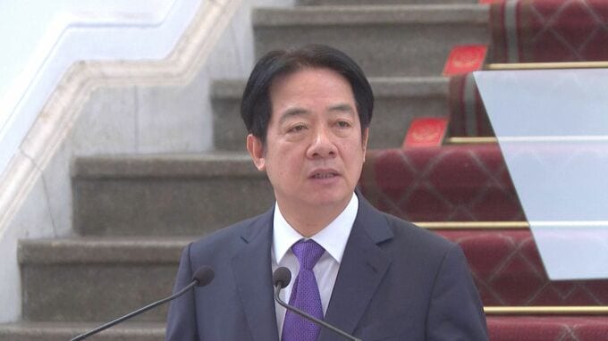 台湾・頼清徳総統 支持率は45.9%に低下 「不支持」が就任以降最高の45.7%と拮抗|TBS NEWS DIG