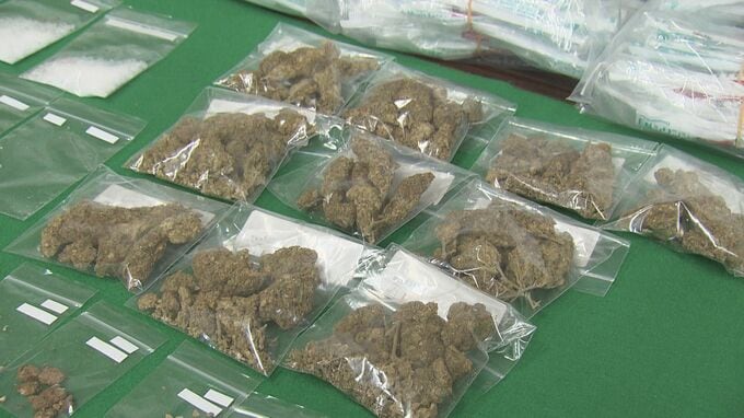 末端価格約765万円分の覚醒剤や乾燥大麻を押収　覚醒剤を密売か　麻薬取締部が無職の男女逮捕　中国四国厚生局　|　RCC NEWS | 広島ニュース | RCC中国放送
