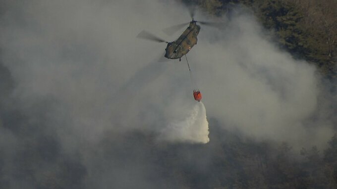 約150haを消失した大月市の山林火災　発生6日目のきょう大月市消防本部が鎮圧状態を確認　山梨|TBS NEWS DIG
