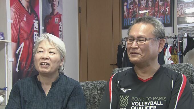 バレー 西田有志(24) 幼少期は「やんちゃだった。田んぼを走り回り…」両親はおそろいの“必勝カチューシャ”で全力応援【パリ五輪】|TBS NEWS DIG
