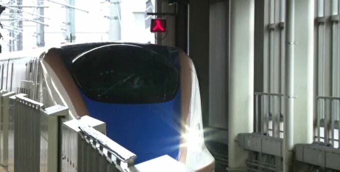 運転見合わせの北陸新幹線 午後9時に運転再開へ…線路に立ち入った男性を無事確保|TBS NEWS DIG