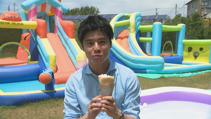 “水遊びができる”期間限定カフェ「子どもたちとより近い距離」…水遊びの後は絶品スイーツを堪能　|　石川県のニュース｜MRO北陸放送