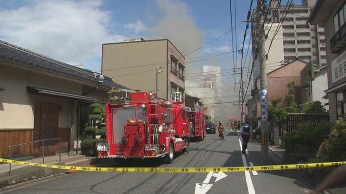鳥取市中心市街地で民家火災　|　BSSニュース | BSS山陰放送