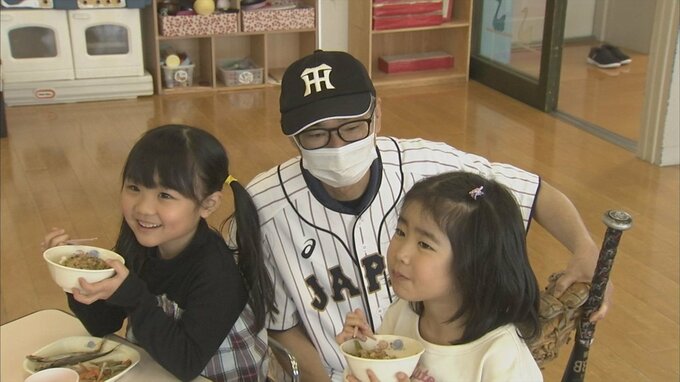 好きな選手は？「ヌートバー」　侍ジャパンWBCへ…山陰の園児も給食で応援|TBS NEWS DIG