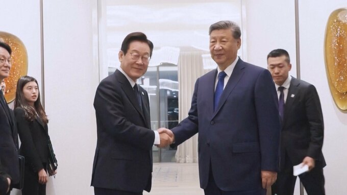 韓国の李在明大統領が中国に到着　習近平国家主席と会談へ　歴史問題にも言及か|TBS NEWS DIG