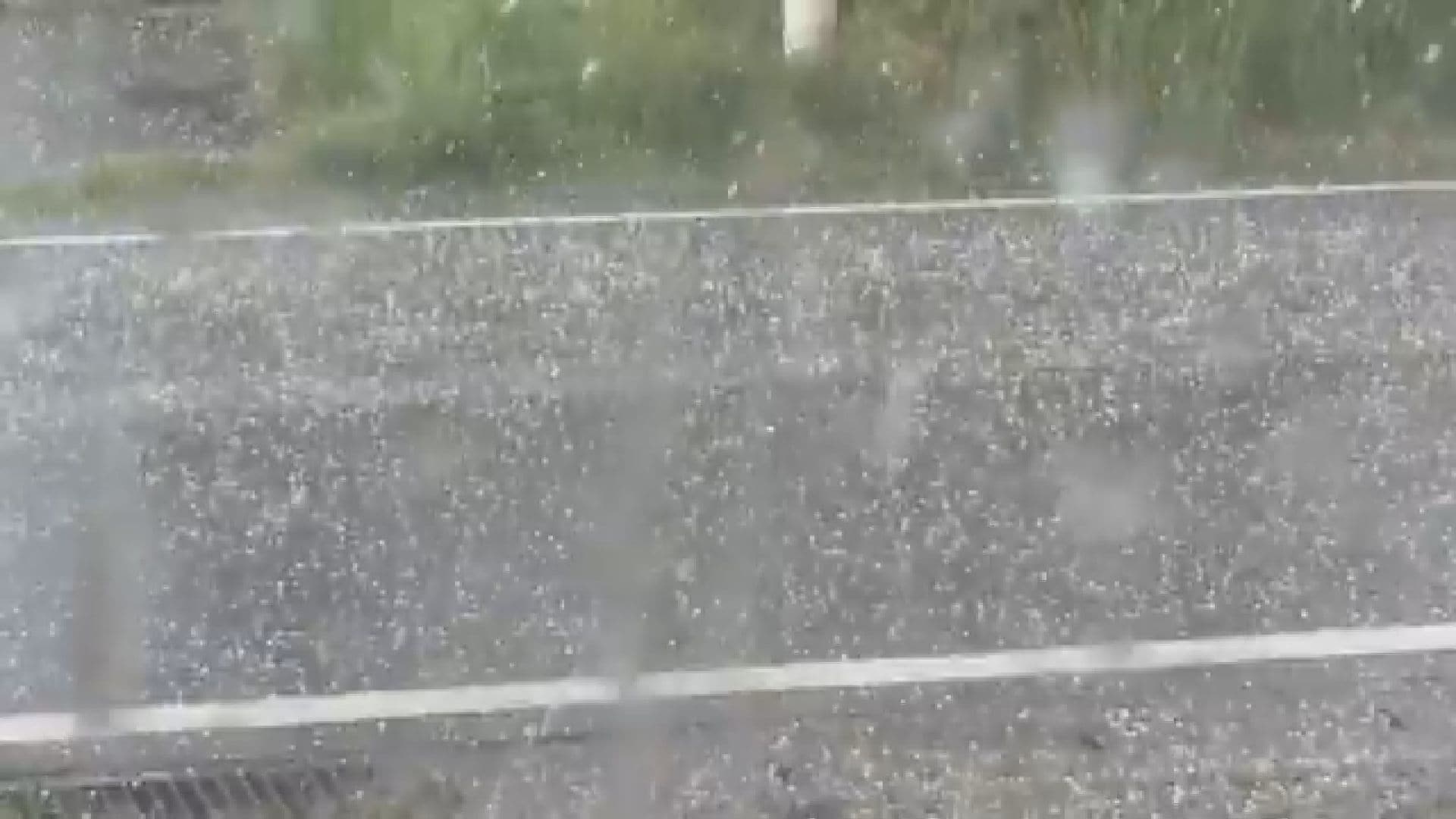 ゲリラ豪雨】ひょうが降ったところも 大気の状態不安定 福島 | TBS