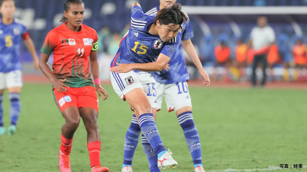 サッカー女子日本代表、バングラデシュに8－0で完勝！W杯代表の千葉、18歳榊原＆谷川らが2ゴール【アジア大会】 TBS NEWS DIG