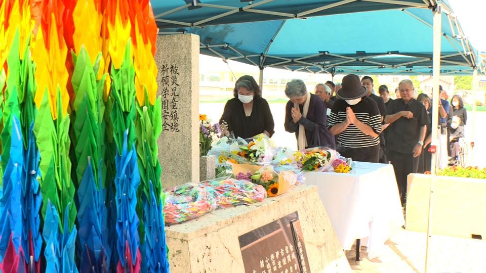 うるま市宮森小 米軍ジェット機墜落事故から67年　慰霊祭