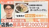なぜ？丸亀製麺店長の最高年収2000万円に　制度にある“2つの柱”と「手作り」にこだわる付加価値【Nスタ解説】|TBS NEWS DIG