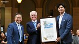 大谷翔平「私自身にとって特別な瞬間」ロサンゼルス市が5月17日を“ショウヘイ・オオタニ・デー”に制定|TBS NEWS DIG