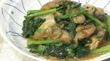 Fe最強!オイバタでうまうま!「カキとほうれん草のオイバタ炒め」ヘルシーレシピ【わっちtheキッチン】 | 青森のニュース│ATV NEWS│青森テレビ