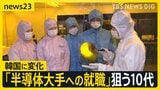 “超学歴社会”の韓国に異変 「大学進学より10代で就職」 空前の“半導体バブル”大手メーカーでボーナス7000万円も【news23】|TBS NEWS DIG