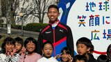 サニブラウン&村竹ラシッドが子供たちに特別指導!足が速くなるコツは“うどん”!?|TBS NEWS DIG