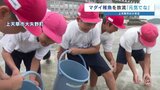 「強くなって帰ってきてね」小学生がマダイの稚魚 約5000匹を放流　3年後の成長願う 熊本県上天草市|TBS NEWS DIG