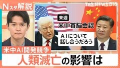 人類滅亡は現実に？ 研究者らAI危険性訴え相次ぐ、米中の開発競争 抑制難しい理由【Nスタ解説】| TBS CROSS DIG with Bloomberg