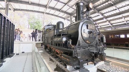 移動しないが車輪が動く”SLの展示施設「鉄道ひろば」 名古屋市科学館に