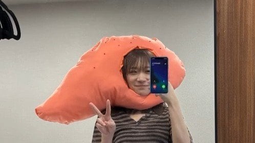 【 秋元真夏 】イベントのかぶり物 “明太子” はマネージャー氏渾身の手作り「嬉しびっくり」|TBS NEWS DIG