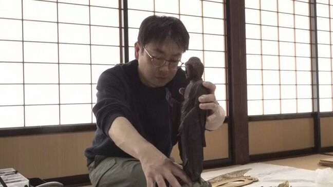 地震で破損した大事な仏像 ボランティアで丁寧に修復|TBS NEWS DIG