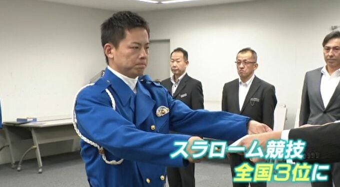 全国白バイ大会個人種目で3位　石川県警交通機動隊員を表彰|TBS NEWS DIG
