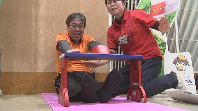 体力テストに臨んだ2人の町長…北栄町・手嶋俊樹町長(61)　江府町・白石裕治町長(65)　そのワケは？　|　BSSニュース | BSS山陰放送